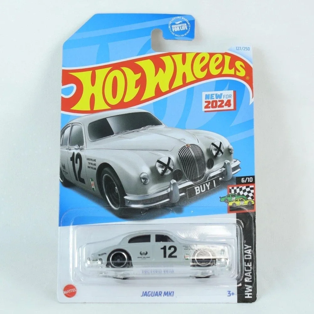 Hot Wheels Gray Jaguar MK1 Toy Car - NEW